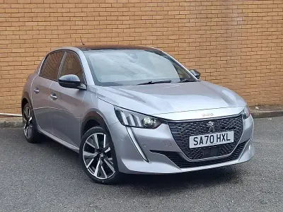 Usado Peugeot 208 GT-line 100 HP (73 kW) 2020 Cinzento Citadino