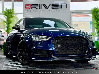 Used Audi A3 Comfort 400 HP (294 kW) 2017 Blue Sedan