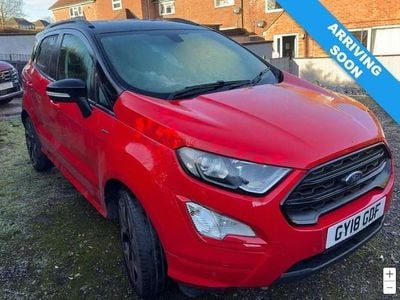 Red Used 2018 Ford Ecosport ST-Line SUV | £9,495 (Fair price)