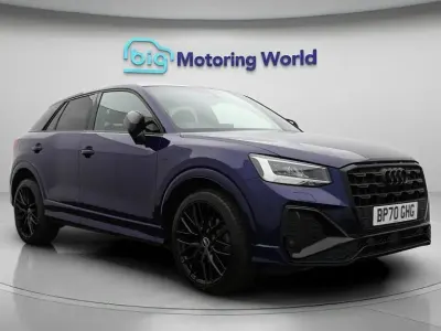 Used Audi Q2 Black Edition 150 HP (110 kW) 2021 Blue SUV