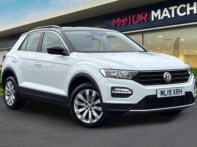 Used VW T-Roc SE 150 HP (110 kW) 2019 White SUV