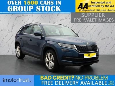 Used Skoda Kodiaq SE L 150 HP (110 kW) 2018 Blue SUV