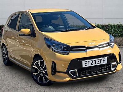 Begagnad Kia Picanto GT-Line 67 HK (49 kW) 2023 Gul Halvkombi