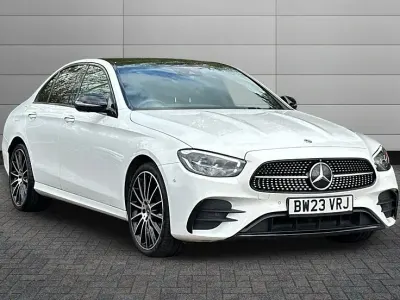 Used Mercedes E300 AMG line 281 HP (206 kW) 2023 White Sedan