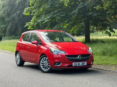 Used Vauxhall Corsa 90 HP (66 kW) 2016 Red Hatchback