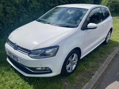Used VW Polo Match 75 HP (55 kW) 2017 White Hatchback