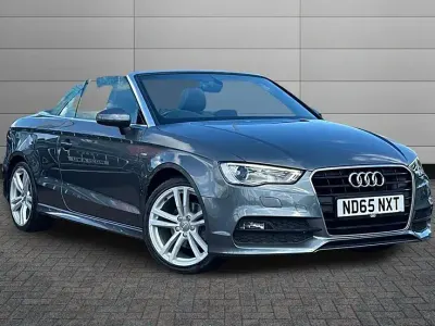 Used Audi A3 Cabriolet S-Line 150 HP (110 kW) 2016 Grey Cabriolet
