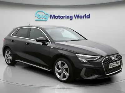 Used Audi A3 Sportback S-Line 204 HP (150 kW) 2022 Black Hatchback