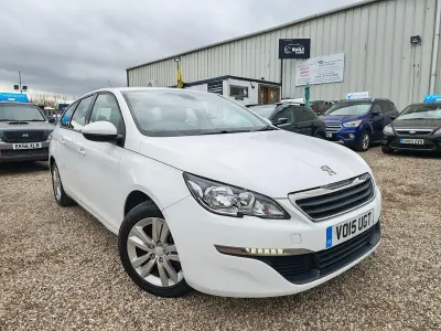 Second-hand Peugeot 308 SW Active 130 CP (95 kW) 2015 Alb Break