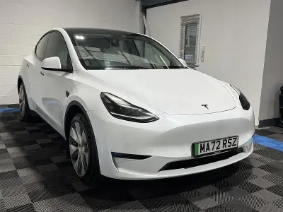 Used Tesla Model Y Long Range AWD 378 kW (514 HP) 2022 White SUV
