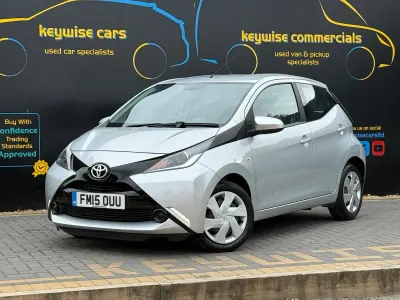 Used Toyota Aygo X-play 69 HP (50 kW) 2015 Silver Hatchback