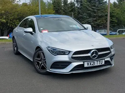 Usado Mercedes CLA180 AMG Line Premium Plus 136 HP (100 kW) 2021 Prateado Sedan