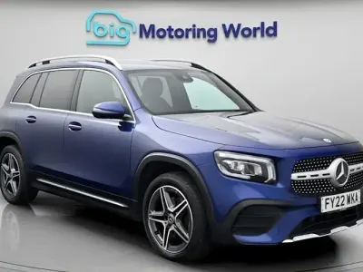 Begagnad Mercedes GLB200 AMG line 150 HK (110 kW) 2022 Blå SUV