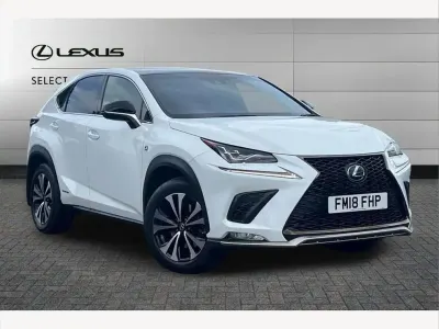 Used Lexus NX300h Sport Line 197 HP (144 kW) 2018 White SUV