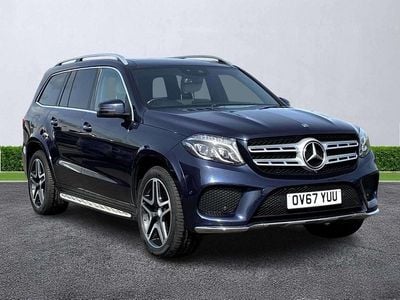 Used Mercedes GLS350 AMG line 258 HP (189 kW) 2017 Blue SUV