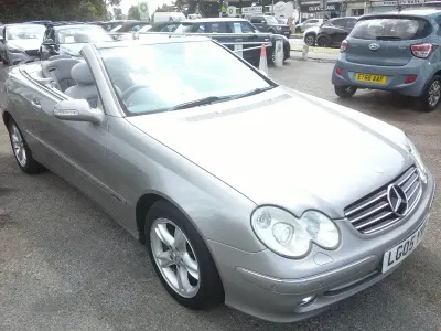 Used Mercedes CLK200 Avantgarde 2005 Silver Cabriolet