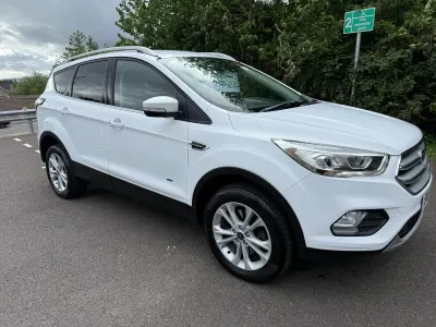 Used Ford Kuga Titanium 182 HP (133 kW) 2018 White SUV