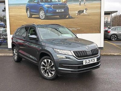 Used Skoda Kodiaq SE Drive 147 HP (108 kW) 2021 Quartz grey metallic SUV