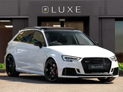 Used Audi RS3 Sportback Design 400 HP (294 kW) 2017 White Hatchback