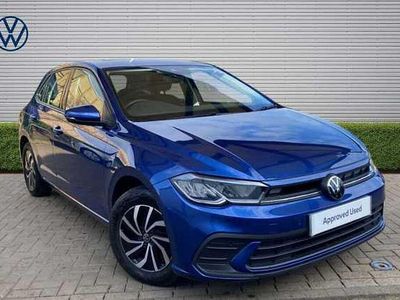 Used VW Polo Life 95 HP (69 kW) 2023 Blue Hatchback