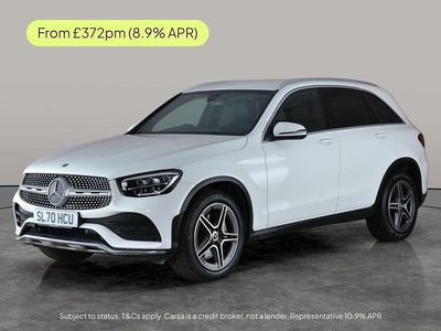 White Used 2021 Mercedes GLC220 AMG line SUV | £24,266 (Good price)
