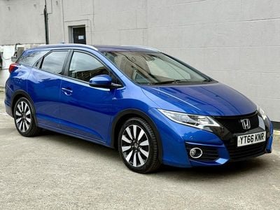 Used Honda Civic SR 120 HP (88 kW) 2016 Blue Estate