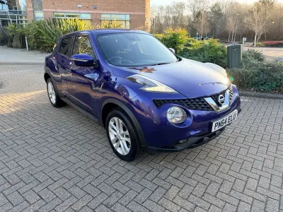 Used Nissan Juke Acenta Premium 115 HP (84 kW) 2014 Blue SUV