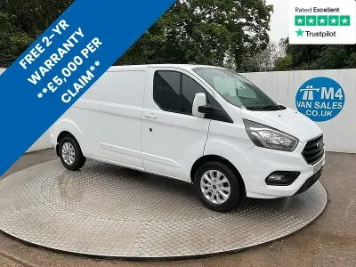 Used Ford Transit Custom Limited 130 HP (95 kW) 2023 Frozen white (solid colour)