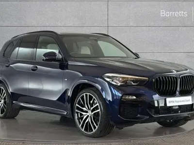 Used BMW X5 M Sport 282 HP (207 kW) 2020 Blue SUV