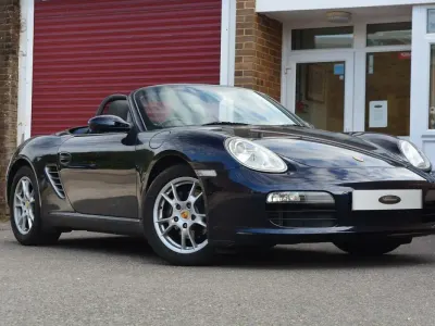 Used Porsche Boxster 245 HP (180 kW) 2008 Blue Cabriolet