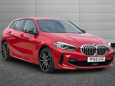 Used BMW M140 M Sport 138 HP (101 kW) 2019 Red Hatchback