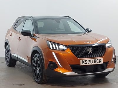 Used Peugeot 2008 GT-line 129 HP (94 kW) 2020 Orange SUV