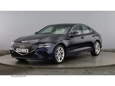 Used Genesis G70 2022 Blue Sedan