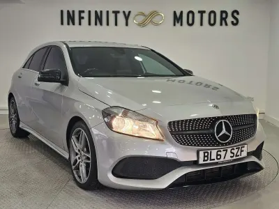 Used Mercedes A180 AMG line 2018 Silver Hatchback