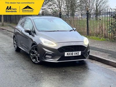 Grey Used 2018 Ford Fiesta ST-Line Hatchback | £7,495 (Fair price)