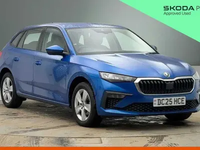 Used Skoda Scala SE 115 HP (84 kW) 2025 Race blue metallic Hatchback