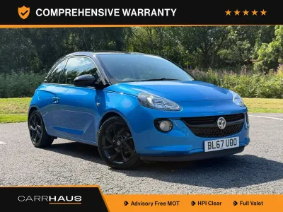 Used Vauxhall Adam 70 HP (51 kW) 2017 Blue Hatchback