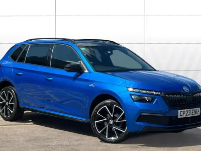 Used Skoda Kamiq Monte Carlo 150 HP (110 kW) 2023 Blue SUV