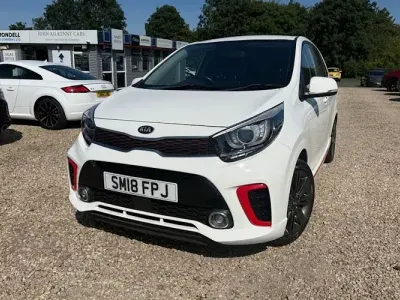 Used Kia Picanto GT-Line 84 HP (61 kW) 2018 White Hatchback