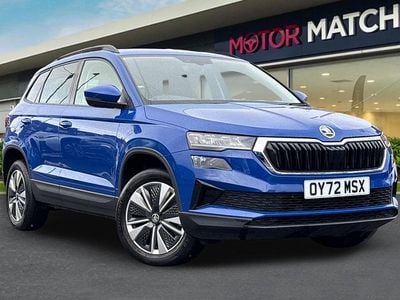 Used Skoda Karoq SE Drive 2022 Blue SUV