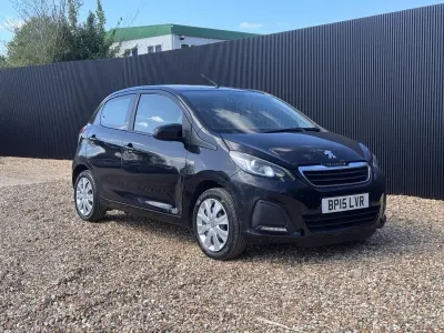 Begagnad Peugeot 108 Active 68 HK (50 kW) 2015 Svart Halvkombi