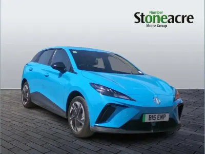 Used MG MG4 EV SE 150 kW (204 HP) 2023 Blue Hatchback