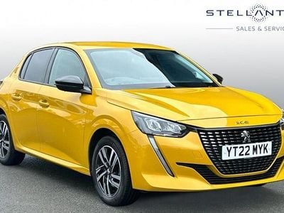 Used Peugeot 208 Allure Premium 102 HP (75 kW) 2022 Yellow Hatchback