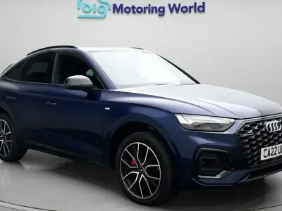 Used Audi Q5 Sportback S-Line 265 HP (194 kW) 2022 Blue SUV
