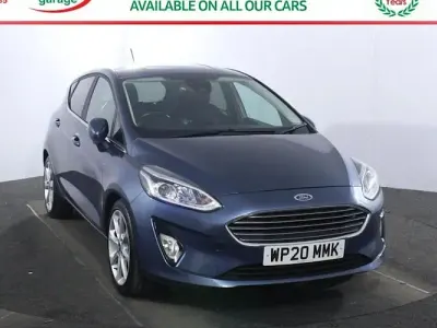 Używany Ford Fiesta Titanium X 125 KM (91 kW) 2020 Niebieski Hatchback