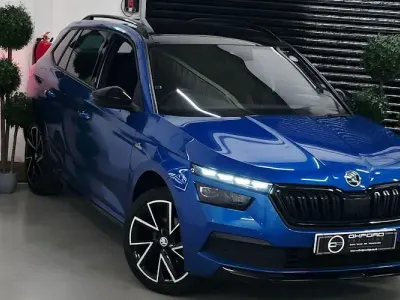 Used Skoda Kamiq Monte Carlo 150 HP (110 kW) 2020 Blue SUV