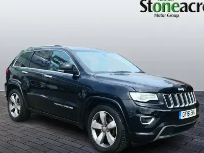 Used Jeep Grand Cherokee Overland 250 HP (183 kW) 2016 Black SUV