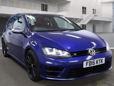 Used VW Golf VII R 2015 Blue Hatchback