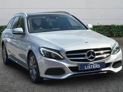 Used Mercedes C200 Premium 136 HP (100 kW) 2018 Silver Estate
