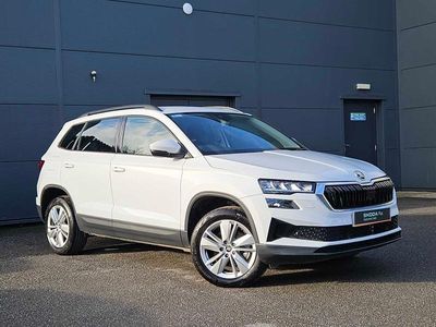 White Used 2025 Skoda Karoq SE SUV | £22,534 (Good price)